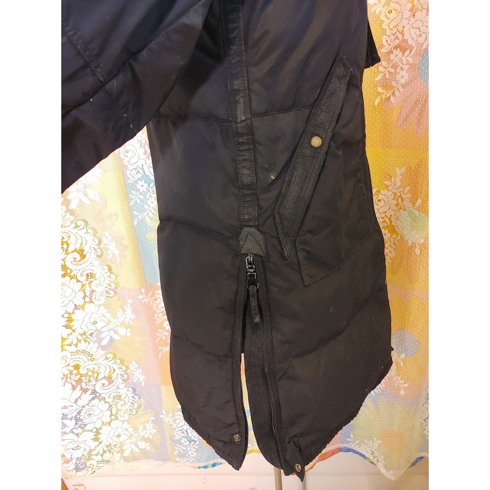 Parajumpers Masterpiece Series Womens Parka Hooded Coat Size M‎ Black Vintage - Picture 15 of 16